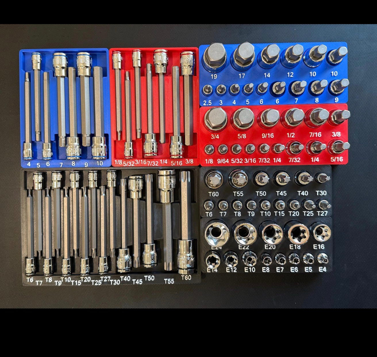 Quin Mater Bit Set Organizers