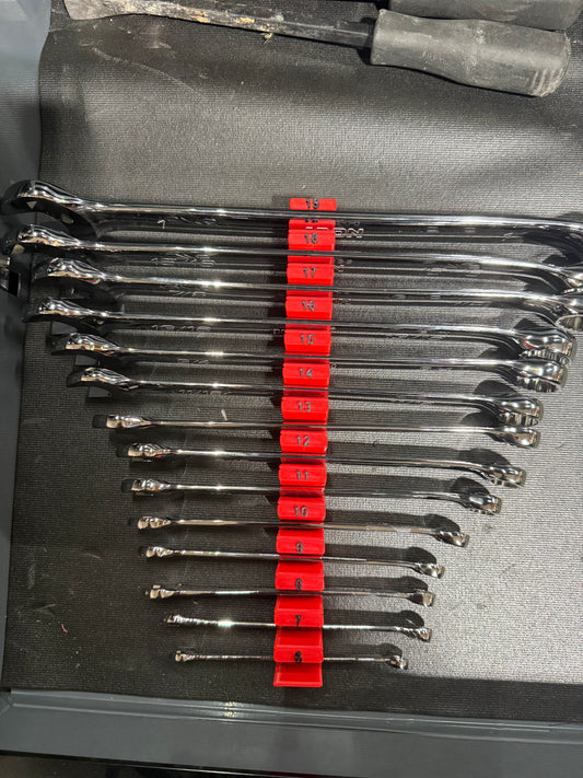 Icon METRIC 14 Piece Wrench Organizers Magnetic