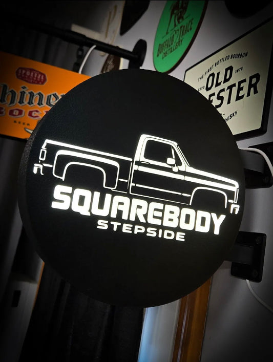 Squarebody Stepside 2-Sided Lightbox