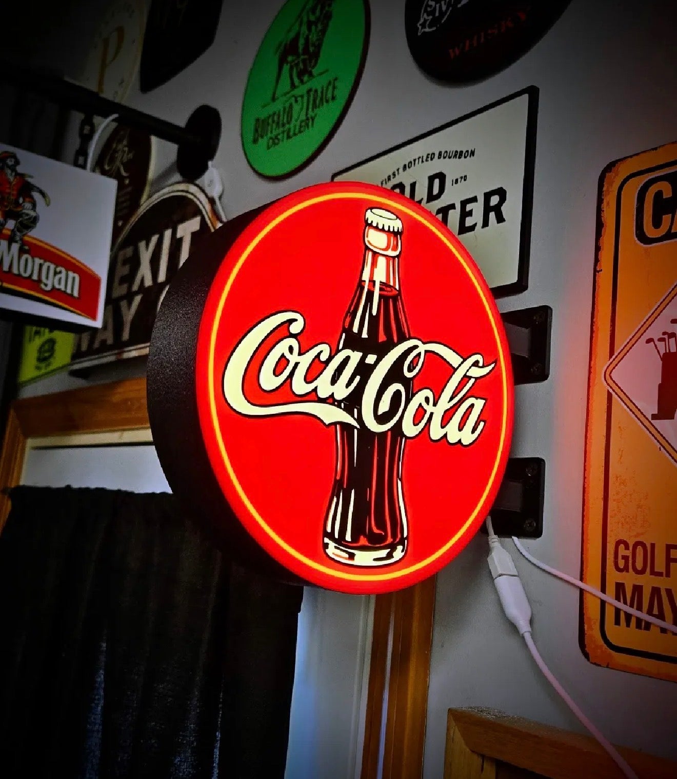 Vintage CocaCola 2-Sided Lightbox