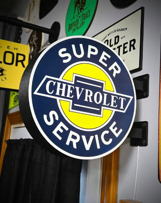 Chevrolet Super Service 2-Sided Lightbox